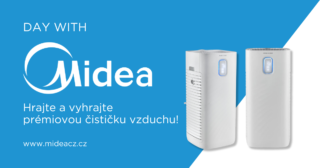 Vyhrajte na&nbsp;Frekvenci 1  čističky vzduchu Midea Smart Premium!
