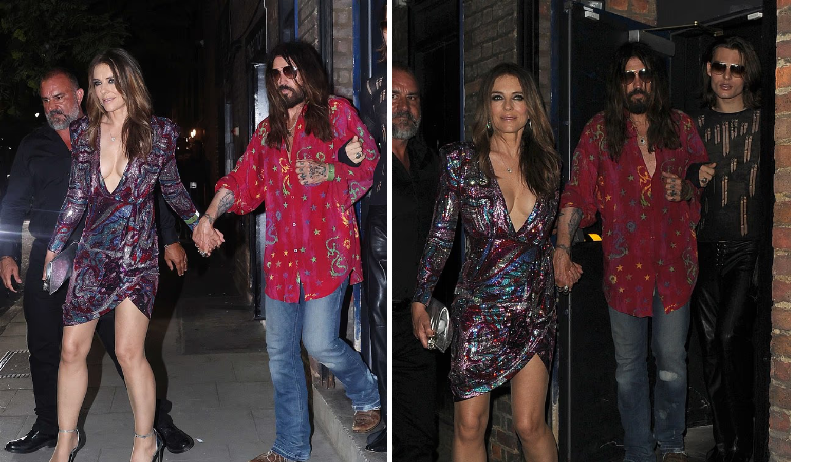 Oficiální! Elizabeth Hurley a&nbsp;Billy Ray Cyrus se zamilovaně procházeli Londýnem a&nbsp;podpořili Miley