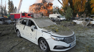 V Kyjevě je po&nbsp;rozsáhlém ruském útoku několik mrtvých. Včetně 14leté dívky