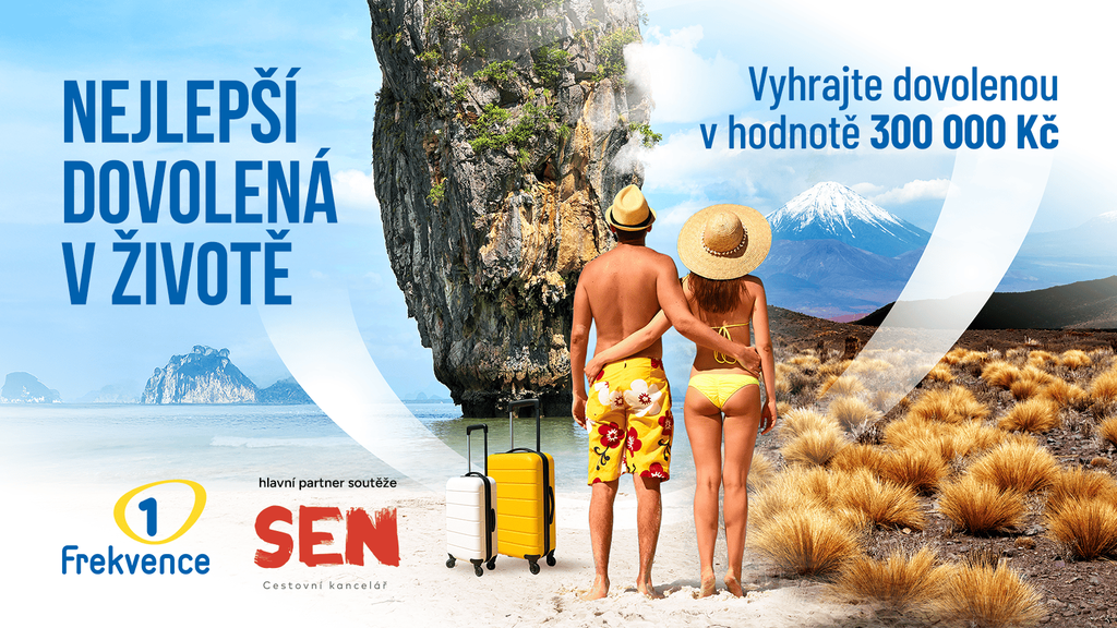 Nejlepší dovolená v&nbsp;životě s&nbsp;Frekvencí 1 v&nbsp;hodnotě 300&nbsp;000&nbsp;Kč
