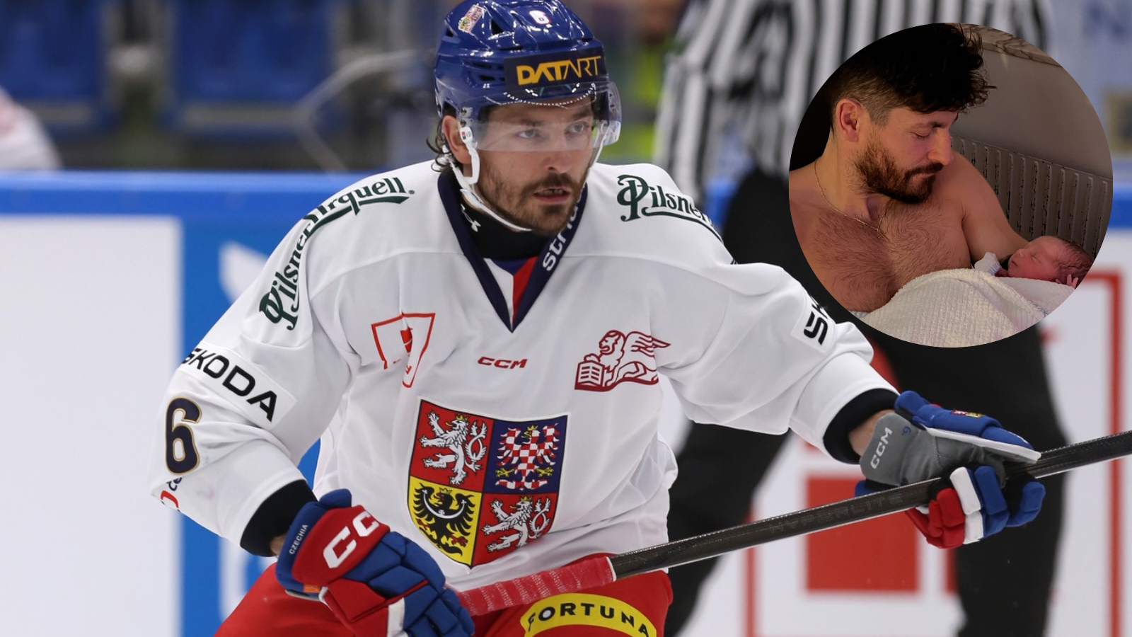 Radost u&nbsp;hokejového mistra! Michal Kempný se raduje z&nbsp;druhého syna
