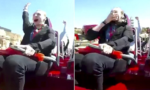 Na tuhle jízdu nikdy nezapomene a&nbsp;vy také ne! Sledujte, co neuvěřitelného se stalo na&nbsp;horské dráze. VIDEO