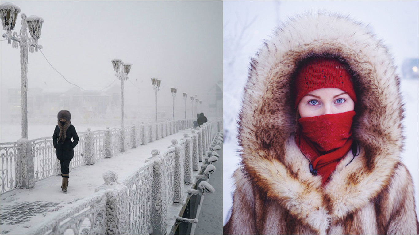 Mrazivá GALERIE: Pro unikátní snímky fotograf cestoval do nejchladnější vesnice. Naměřili tam -71,2°C