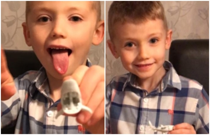 Autistický chlapec (6) toužil najít v Kinder vajíčku žraloka. Jaká byla jeho reakce, když ho konečně získal?