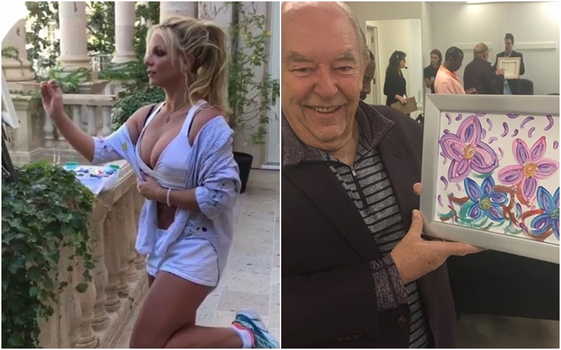 Je něco, co neumí? Britney Spears vydražila svůj obraz za 200 tisíc korun