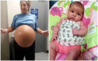 Mamince se narodilo novorozeně velké jako půlroční dítě! Holčička vážila 6 kilo