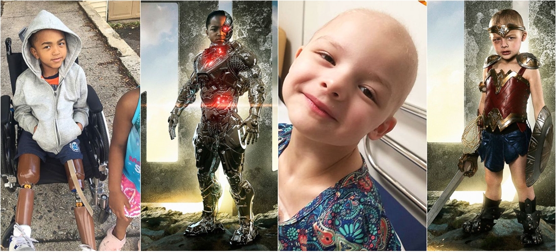 GALERIE: Malý Superman čeká na&nbsp;nové srdce, Batman bojuje s&nbsp;rakovinou. Fotograf mění nemocné děti v&nbsp;superhrdiny