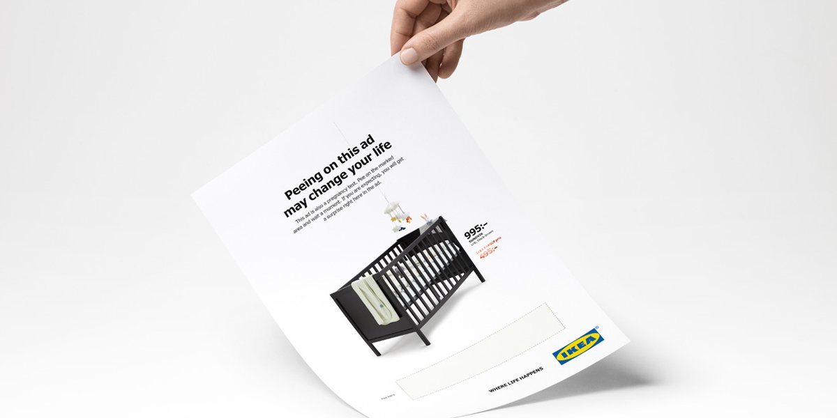 Nevšední návrh: IKEA vybízí těhotné čurat na&nbsp;reklamu a&nbsp;získat slevu na&nbsp;postýlku