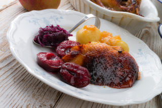 Babicovo menu: Kachní prsíčka * Smažená jablka