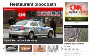 FOTO: CNN, BBC a&nbsp;další zahraniční média informují o&nbsp;masakru v&nbsp;Česku!