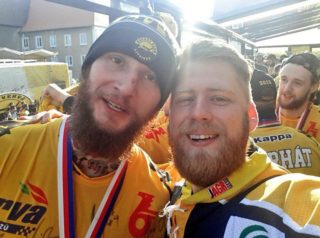 FOTO: Litvínov vítal hokejové mistry! Hokejisté to vzali přes Václavák