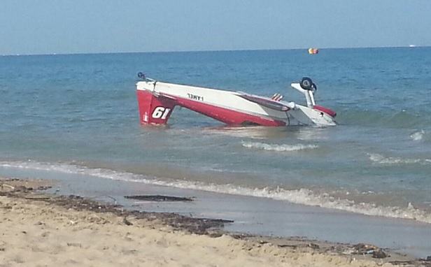 VIDEO: Střet dvou letadel v Itálii! Pilot nepřežil