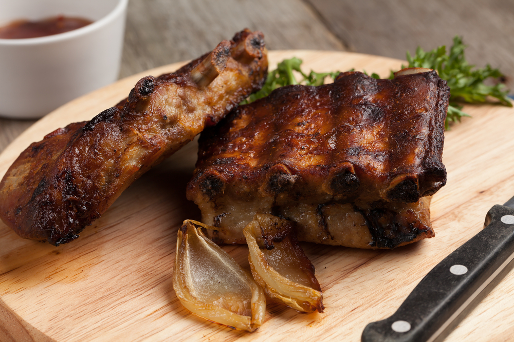 BABICOVO MENU: Vepřová žebírka z trouby * Brokolice v cibulové krustě