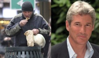 VIDEO: Richard Gere vymetal popelnice v&nbsp;New Yorku! Paní mu z&nbsp;lítosti dala pizzu