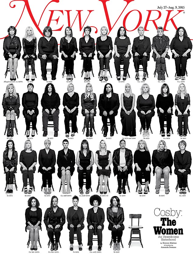 FOTO: Nás všechny znásilnil Bill Cosby! křičí obálka časopisu
