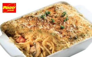 Recept pro&nbsp;celou rodinu: Zapečené špagety s&nbsp;houbami!