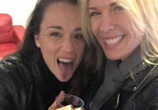 FOTO: Kobzanová byla v&nbsp;Calgary poprvé na&nbsp;hokeji! Kdo jí doprovázel?