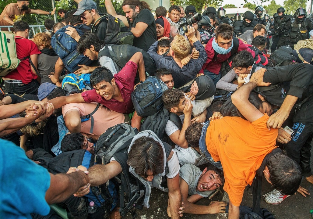 Czech Press Photo vyhrál snímek s uprchlíky na maďarské hranici!