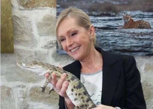 FOTO: Helena Vondráčková pokřtila mládě krokodýla! A vůbec se nebála