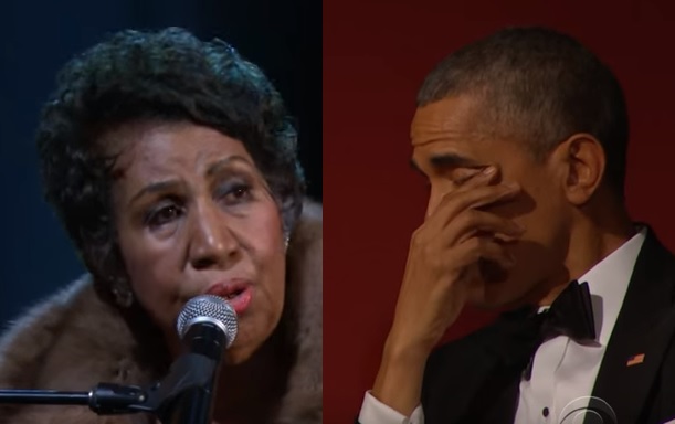 VIDEO: Aretha Franklin rozplakala amerického prezidenta Obamu! Podívejte se