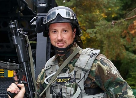 Moderátor Petr Vágner trénoval s jednotkou URNA! Podívejte se