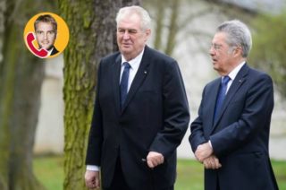 Prezident o&nbsp;rakouském protějšku: Ten dědula se před chvílí vzbudil a&nbsp;něco kňourá!