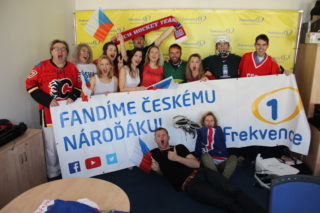 FOTOGALERIE: Frekvence 1 fandí nároďáku na&nbsp;MS v&nbsp;hokeji! Fanděte taky!