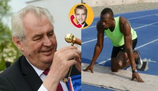 Prezident navrhuje, aby atleta Bolta zaměstnala Česká pošta!