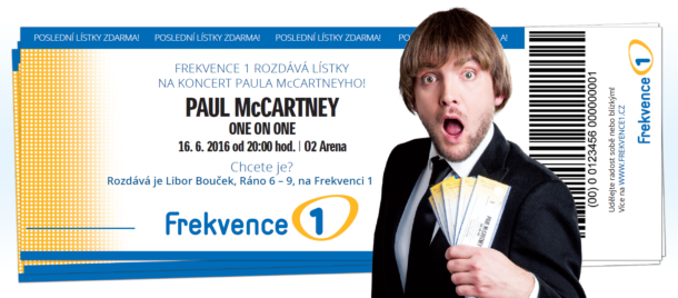 VIDEO: Frekvence 1 přivezla Lukášovi nejlepší narozeninový dárek. Lístky na Paula McCartneyho!