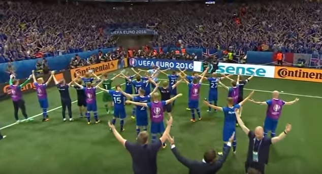 VIDEO: Podivné tleskání – rituál islandských fotbalistů, který opakuje stadion i fanoušci doma!