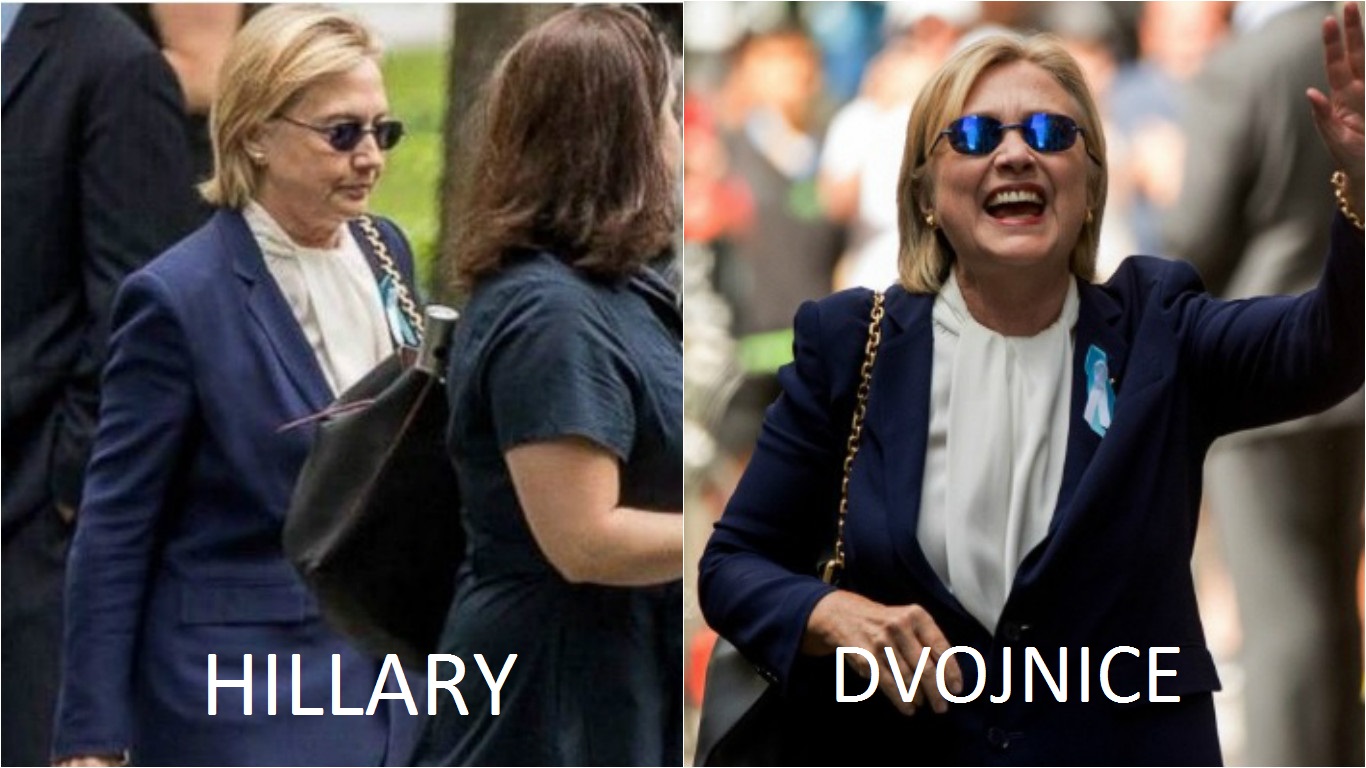 FOTO: Je to pořád ona? Hillary Clintonová má prý dvojnici!