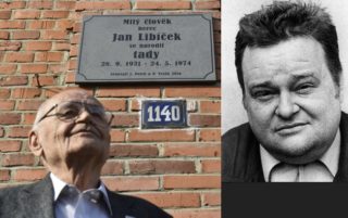 Ve Zlíně odhalili pamětní desku se jménem herce Jana Libíčka! Bylo by mu 85 let