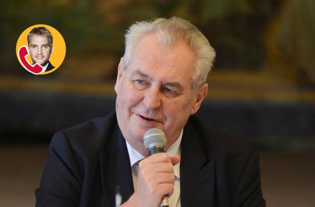 Prezident vtipkoval do telefonu: Mám se Prima a Cool!