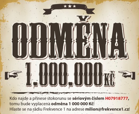 Milion za stovku s Frekvencí 1: Tohle je ČÍSLO, které vyhrává MILION korun!