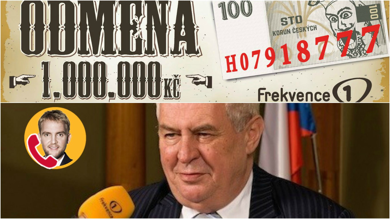 I prezident chce milión za stovku. A&nbsp;nechá si vítěznou bankovku vytisknout!