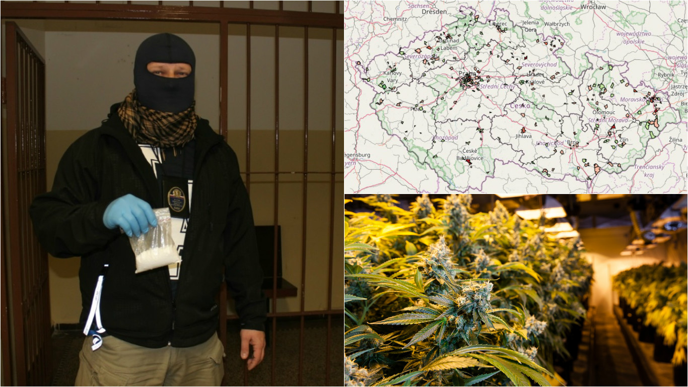 Drogová MAPA Česka: Policie zveřejnila problematické lokality, nebydlíte u některé?