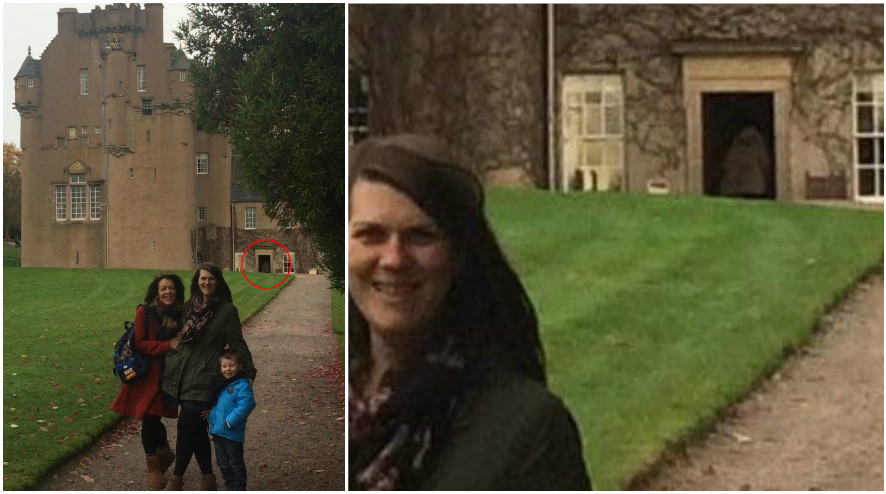 Rodinka byla na&nbsp;výletě u&nbsp;prokletého hradu. Objevil se na&nbsp;fotce legendární duch?