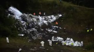 Kolumbijci zveřejnili záběry trosek zříceného letadla. Neštěstí nepřežilo 76&nbsp;lidí