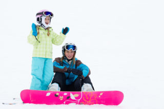Děti a&nbsp;snowboard