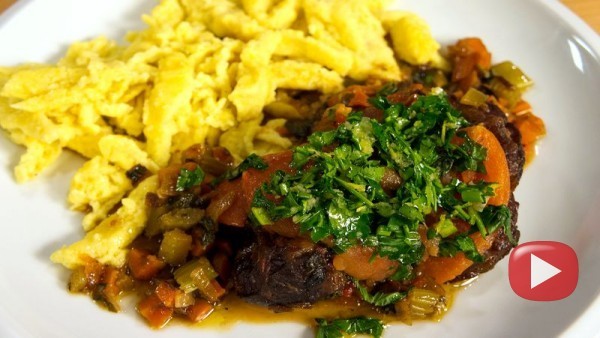 Domácí špecle s&nbsp;telecími kolínky jako Ossobuco