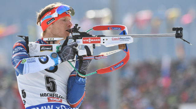 Biatlonista Ondřej Moravec je druhý ve sprintu Světového poháru. Škoda, bylo to o fous!