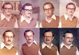 FOTO DNE: Učitel se 40 let fotí ve stejném oblečení, začalo to přitom jako trapas