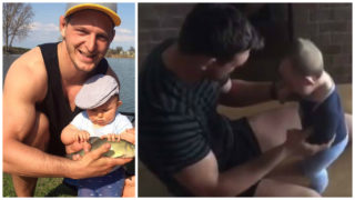 VIDEO: Antoníne, porazil bys tátu? ptá se Lukáš Krpálek svého synka. Podívejte se na&nbsp;božskou odpověď