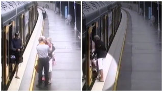 Záběry, ze kterých se tají dech. Chlapec spadl mezi nástupiště a&nbsp;vlak