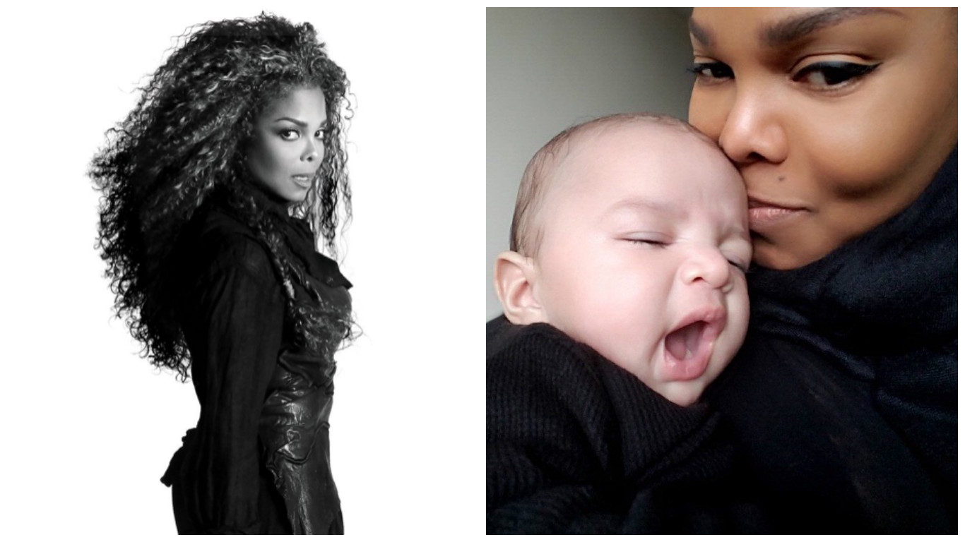 První FOTO: Zpěvačka Janet Jackson (50) se pochlubila snímkem vymodleného syna!