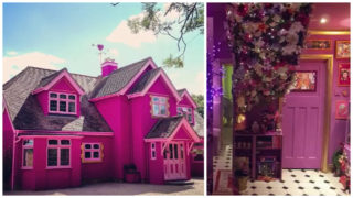 Růžový dům rozdělil internet na&nbsp;dva tábory. Pro&nbsp;některé kýč, pro&nbsp;další splněný dětský sen