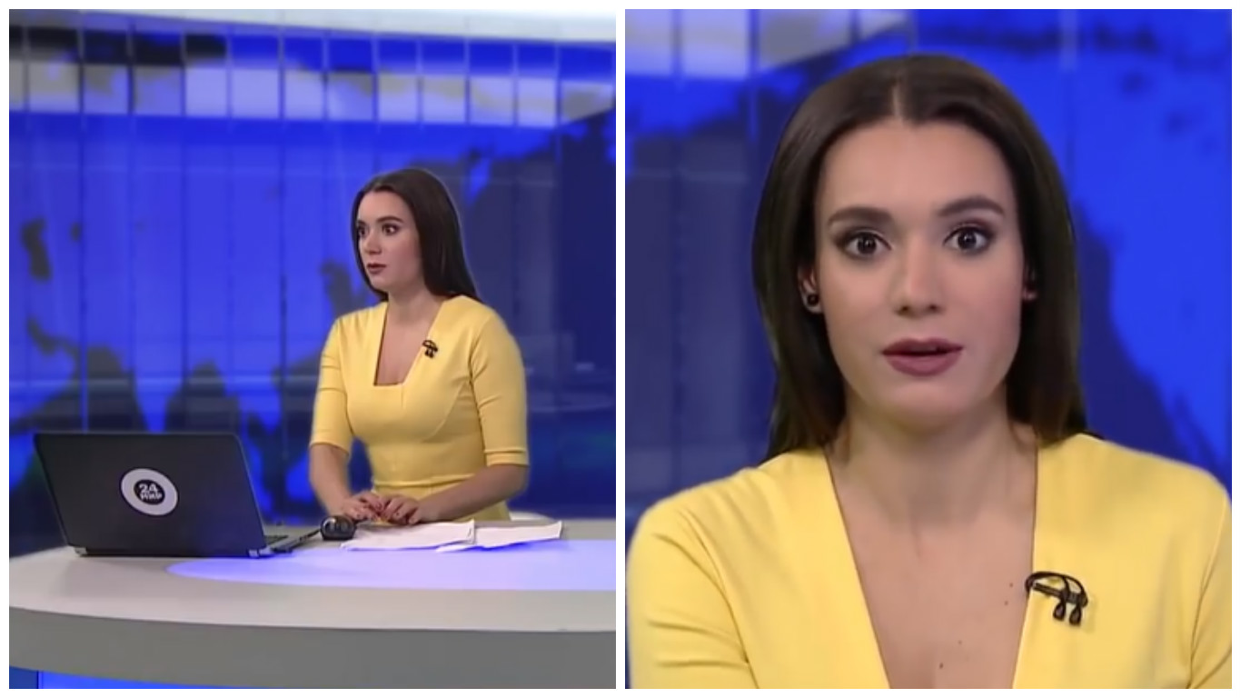 Moderátorka večerních zpráv zažila pořádný šok. Ve studiu ji během živého vysílání vyděsil nezvaný host!