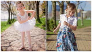 GALERIE: Pětiletý chlapec nosí sukně a&nbsp;šaty. Je to jeho volba, říká matka