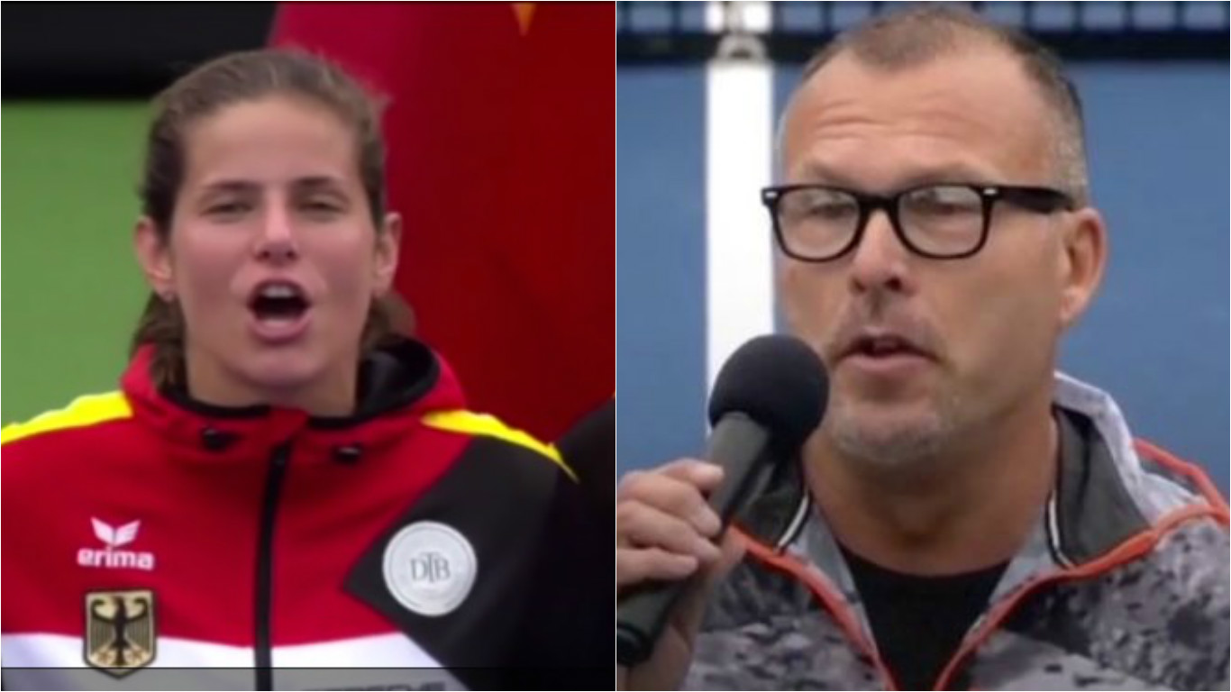 Obří trapas na&nbsp;Fed Cupu! Němkám zahráli nacistickou hymnu, tenistky to oplakaly