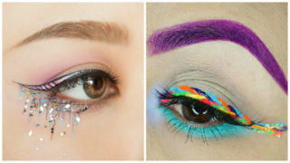 LETNÍ HIT: Linky připomínající jednorožce. Pastelové oči jsou IN. GALERIE